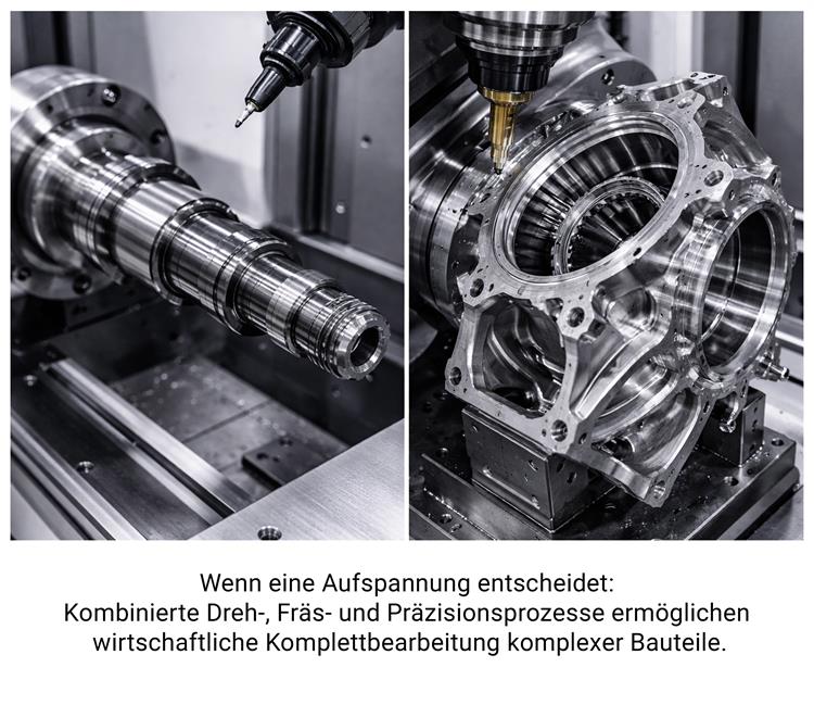 komplettbearbeitung cnc praezisionsbauteil