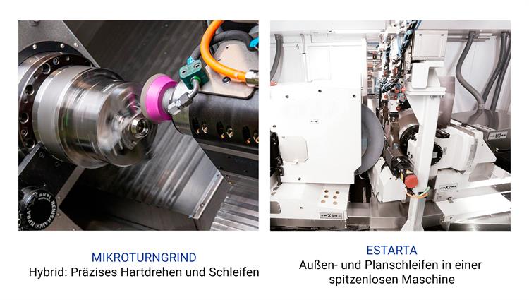 Danobat MikroTurnGrind und Estarta Schleifmaschinen für kombinierte Bearbeitung
